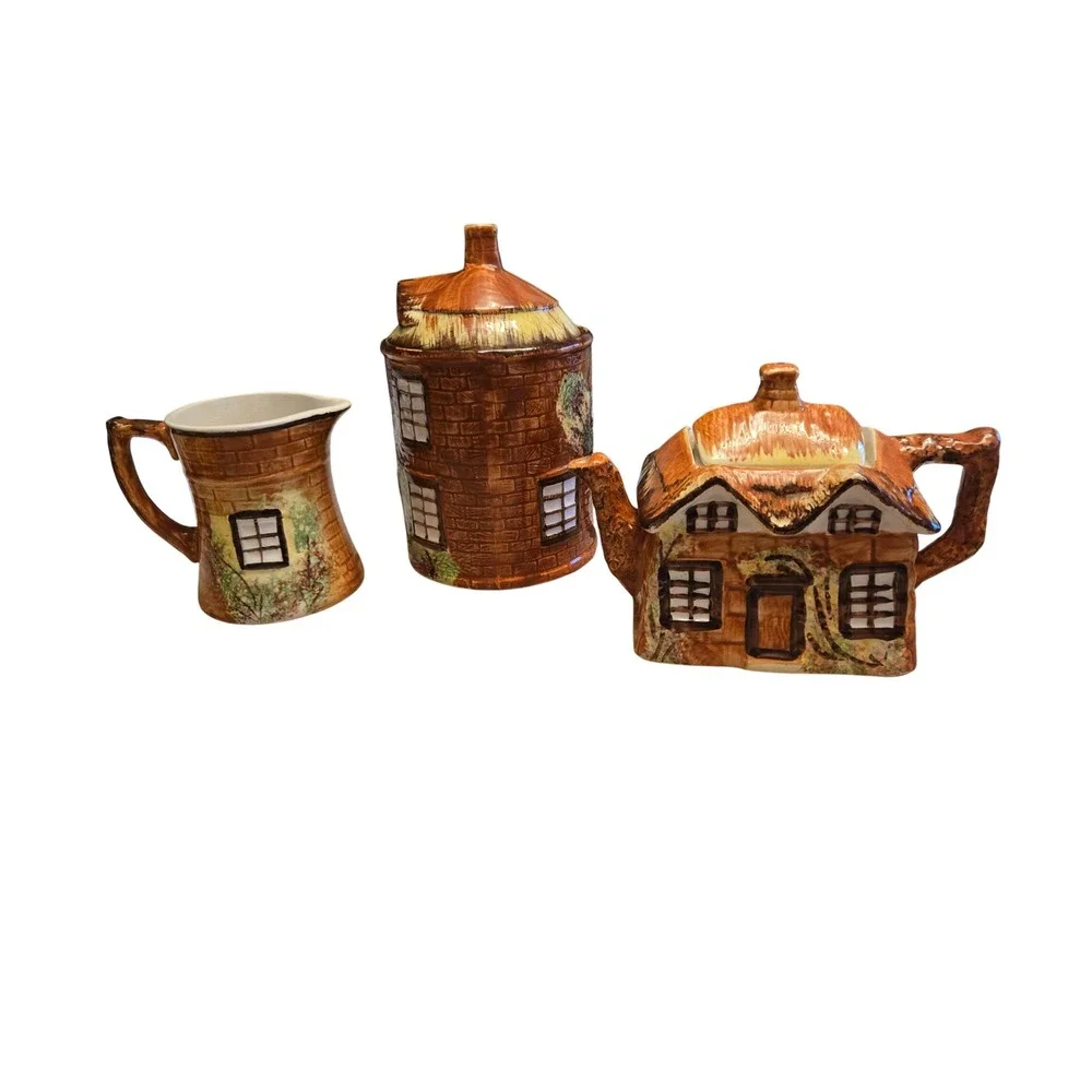 Vintage 15-Piece Price Kensington Cottage Ware Breakfast Tea Set Made In England